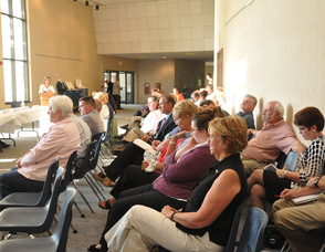 Members of the Sussex County Chamber of Commerce in the audience.