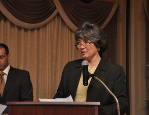 Members of the Guidance Department presented the President's Award for Educational Excellence to their respective students.