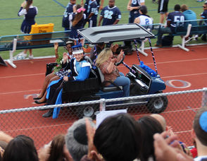 Homecoming King Harry Kaplan and Homecoming Queen Ginny Jean