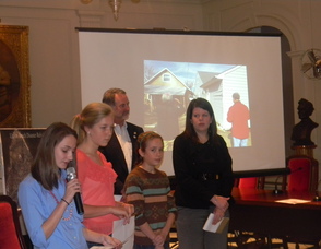 Student Council representatives from the Madison Junior School