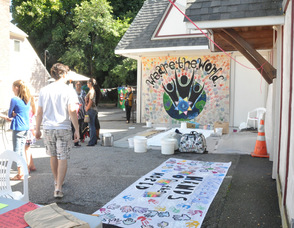 The mural prior to coloring.