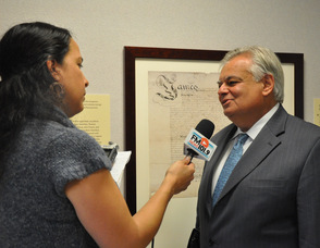 Richard Pompelio interviewed during the sentencing hearing for the Tyler Clementi Case.