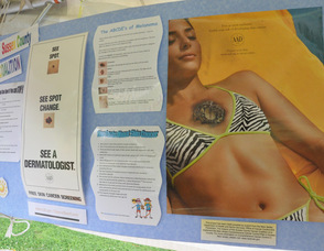 Information about detecting skin cancer.