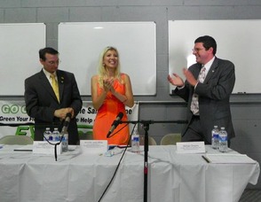 Samuel K. Burlum, CEO/President of Extreme Energy Solutions; Jennifer Jean Miller Managing Editor/CEO of The Alternative Press of Sussex County, and Michael Shapiro, Founder/CEO/Publisher of TheAlternativePress.com.