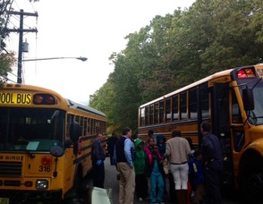 The No. 306 Bus picks up students from 316