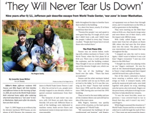 Jennifer Jean Miller's 9/11 story in LH! Weekly, 2010.