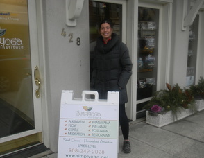 Founder of Simply Yoga Institute, Eliana Moreira