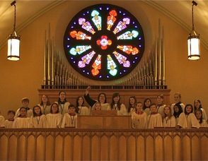 Members of Grace Church School Choirs