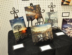 Paul Michael Kane's photography on glass, and canvas.