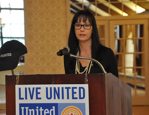 Theresa Leamy, United Way Senior Vice President of Resource Development.