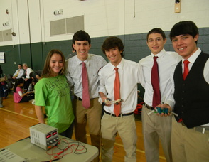 Jake Block and his team from East Hanover High School