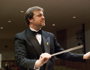 Kurt Zimmermann, associate conductor of the Hanover Wind Symphony