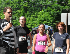 Andy Ball interviews female winners Laura Gilson, Jenna Brock, and Meg Ogle.