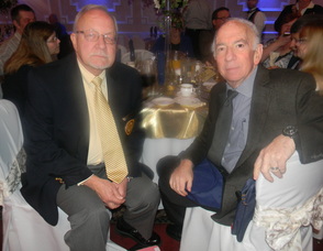 Members of the council and longtime friends of Meyer, Ed Burdzy, executive director  of the First Aid Council council and Dick Krane 