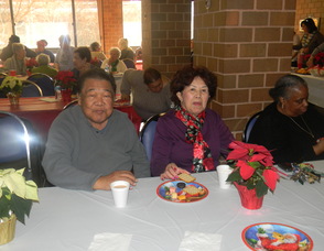 seniors attending the luncheon