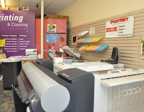 A section of the inside of PostNet Store 129.