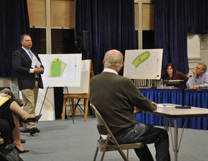 One of the residents, who asked questions about parking.