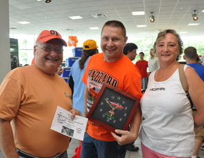 Bob, Brian and Pat Kapral of Newton and West Milford, NJ at the event.