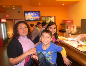 Families at Yogoccino for the grand re-opening