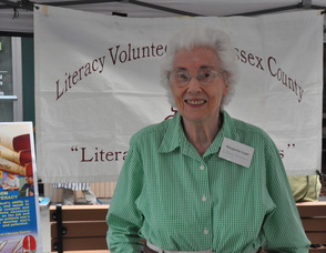 Marguerite Gadel of Literacy Volunteers of Sussex County.