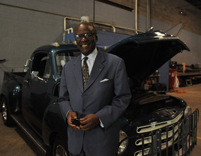 Francis Okelo during the filming.
