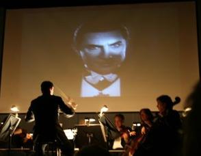Bela Lugosi in "Dracula" with the Westfield Symphony Orchestra