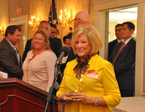 Janet Braen, accepts the award for Business Investment, for the Braen Family of Companies.