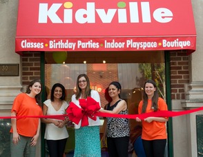 Ribbon Cutting at Kidville Summit Grand Opening