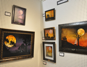 "Spooky Moon Art," by Denise M. Cohen.