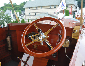 The steering wheel for "Golden Years".