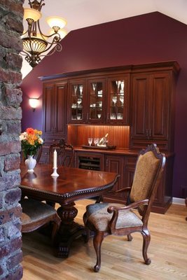 A sample dining room