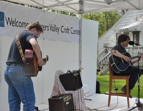 Entertainment during the open house.