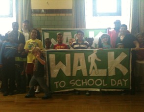 Walk To School Day at Pleasantdale