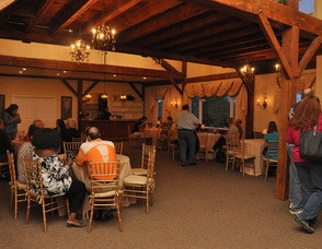 Supporters for Gail Phoebus and Helen Le Frois at the Farmstead Golf & Country Club.