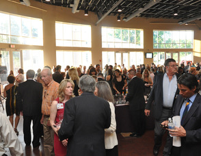 Some of the 700 guests at the event.