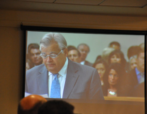 Richard Pompelio from the New Jersey Crime Victims' Law Center reads the Victim Impact Statement from M.B.