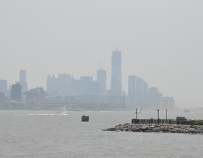 The New York Skyline with the Freedom Tower, on May 27, 2012.