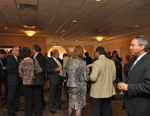 The Lieutenant Governor in the midst of the crowd.