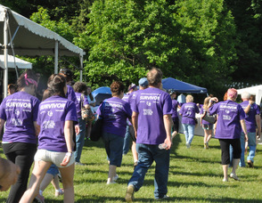 Survivors take the first lap.