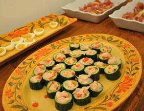 Local ingredients comprise the appetizers from Andre's Restaurant & Wine Boutique.