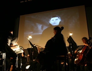 Bela Lugosi in "Dracula" with the Westfield Symphony Orchestra
