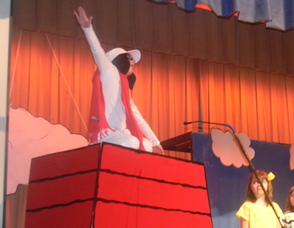 Snoopy in the show