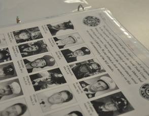 A sea of firefighters memorialized in Cooney's book.
