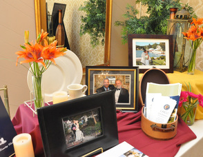 An array of items at the Lake Mohawk Country Club booth.