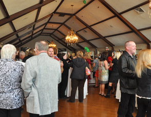 Guests in the Lake Mohawk Country Club Ballroom.
