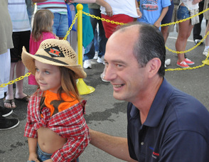 Larissa McKay, "Little Miss Daisy Duke" with Claude Jaillet.