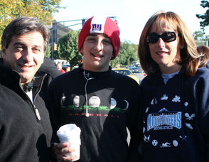(L-R)Mayor Rob Parisi, son Robert, and wife Sheila at 2011 Walk