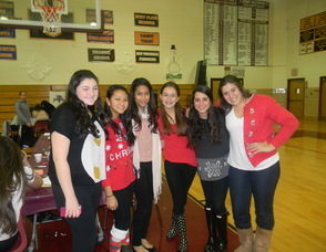 Students at the event