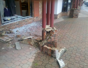 The smashed column