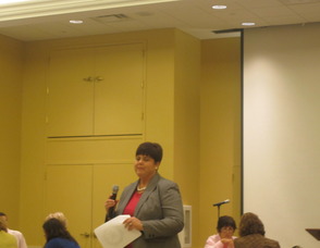 Keynote speaker Jacquelyn Wieland of Solutions Provided